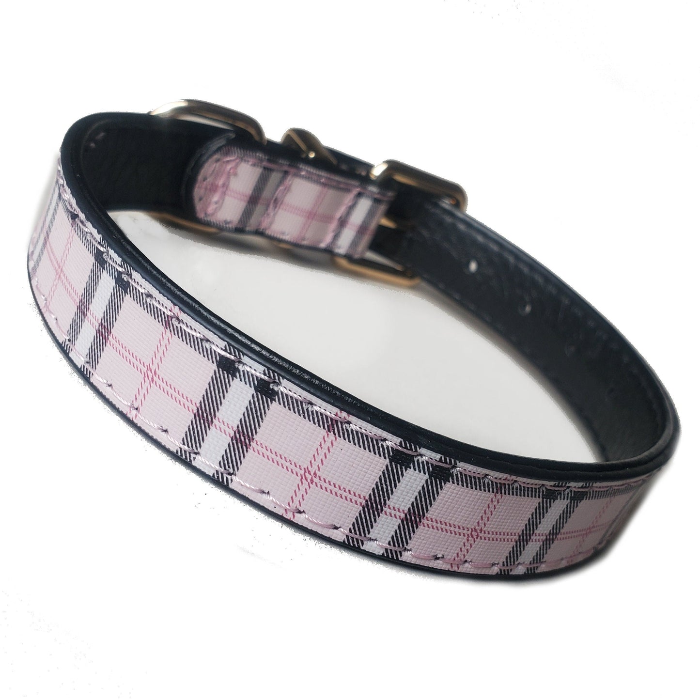 Tartan Check Dog Collars 10½ - 18"-2