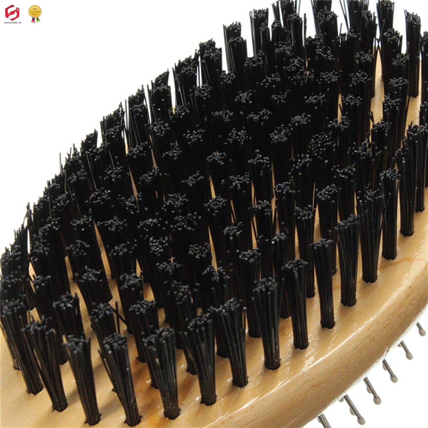 Double Side Dog Cat Grooming Brush Groomer Comb Pet Hair Fur Tidy Cleaner Wooden