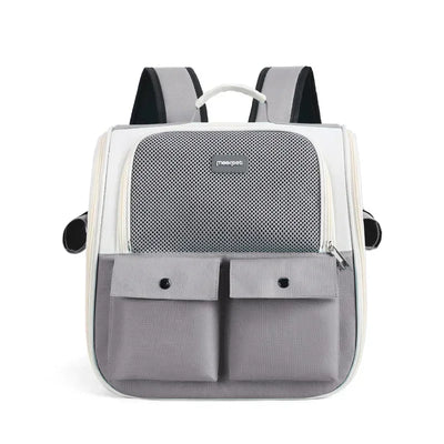Pet Backpack Portable Cat and Small Dogs Outdoor Carrier Foldable Ventilated Design Large Cat Dog Backpack Carrier Bag
