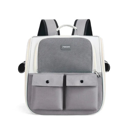 Pet Backpack Portable Cat and Small Dogs Outdoor Carrier Foldable Ventilated Design Large Cat Dog Backpack Carrier Bag