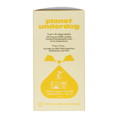 120 Planet Underdog Compostable Dog Poop Bags - Yellow Box-4