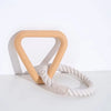 Pet Dog Chew Toys Triangle TPR Cotton Rope Puppy Tug of War Molar Clean Toy Dog Toys for Large Small Dogs Pet Puppy Supplies